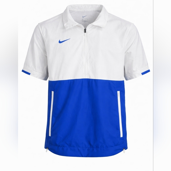 Nike Other - Nike Men’s Half Zip Pullover Windbreaker Blue Pocket Lightweight Mens Medium